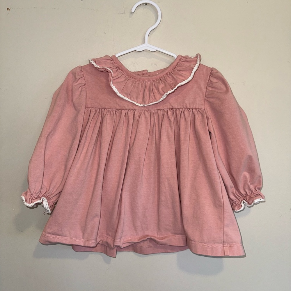 18m Pink Kids Ruffle Set